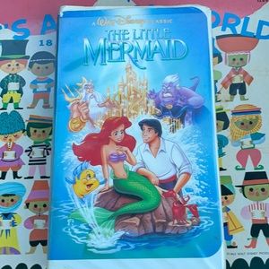 Disney the Classics Black Diamond The Little Mermaid VHS Original Cover